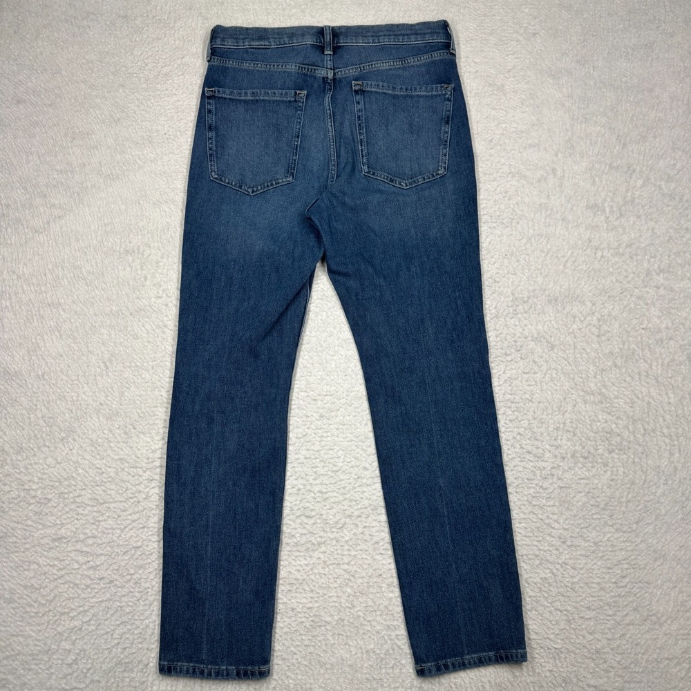 Banana Republic High Rise Slim Stretch Blue Denim Pants Women's 30x27 - Picture 10 of 12